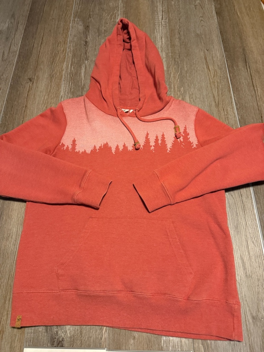 tentree Women’s Red Forest Graphic Hoodie